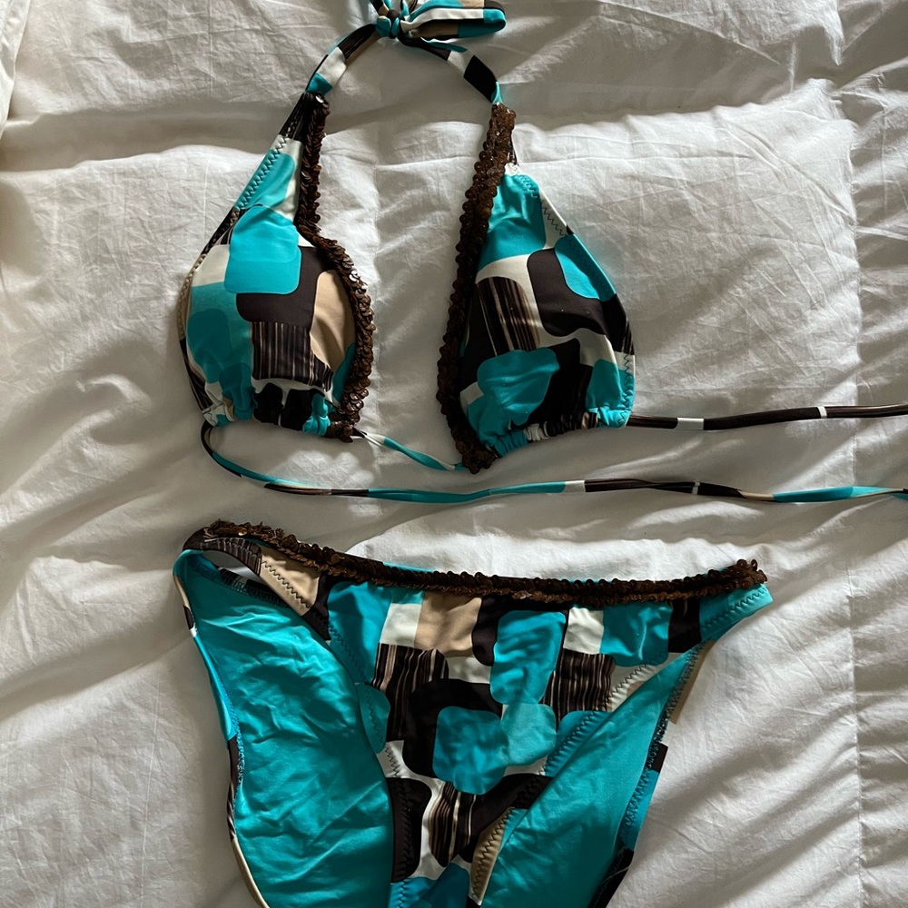 Colorful Abstract Bikini Set